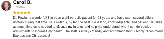 Chiropractic Downtown Dallas TX Carol Testimonial